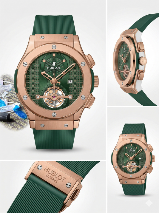 Midnight Carbon Open-Heart Fusion Watch