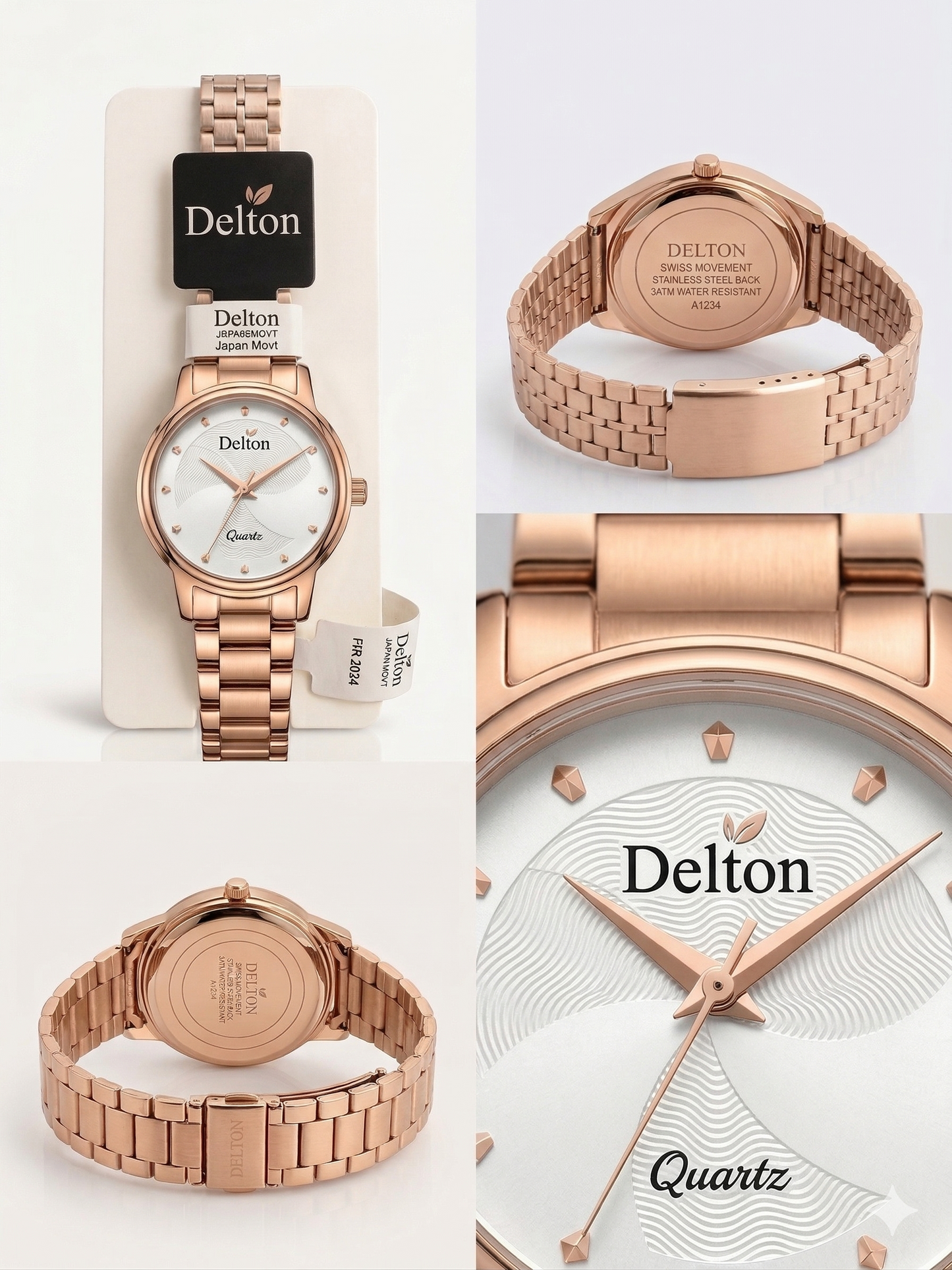 Delton Luxe Rose Gold Watch