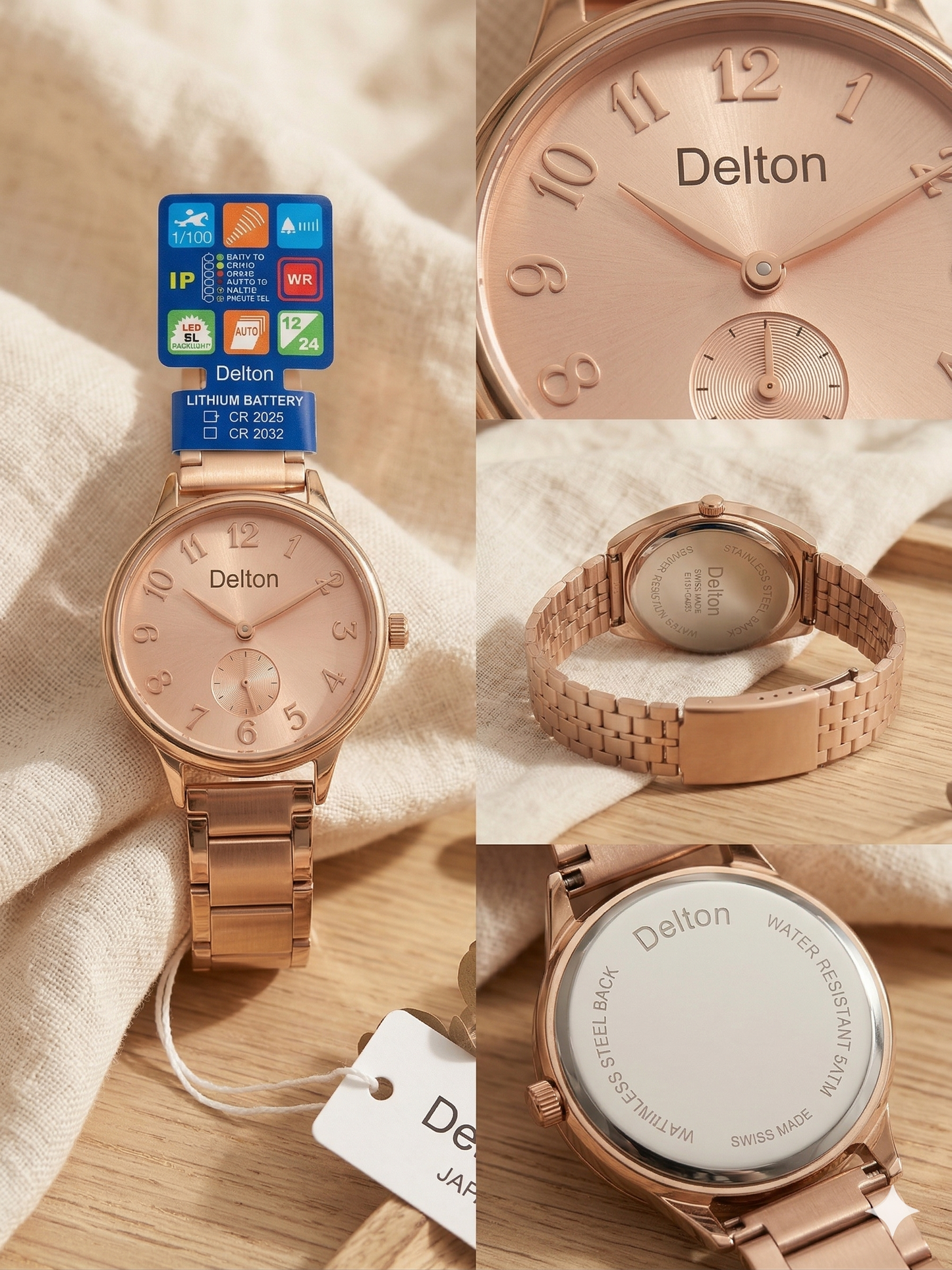 Delton Classic Rose Gold Watch