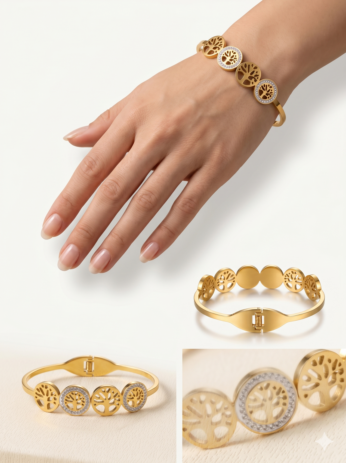 Eternal Bloom Tree Bangle