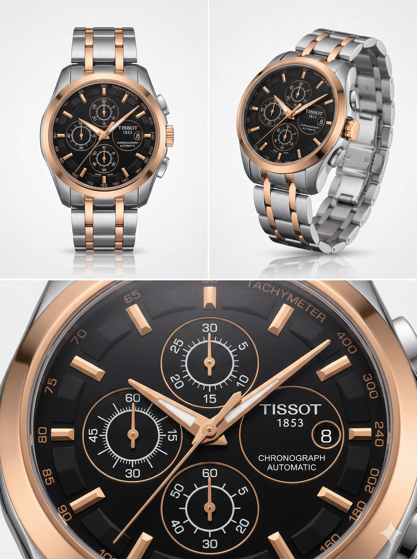 Silver Rose Chronograph – Two-Tone Executive Edition