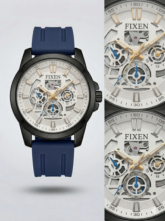 Fixen Mechanix Skeletonized Industrial Sport Watch