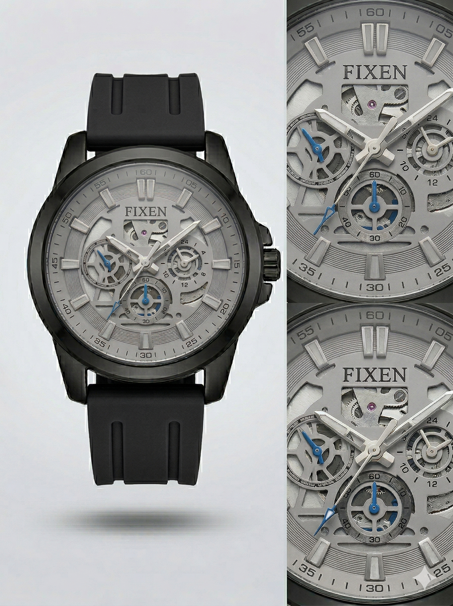Fixen Mechanix Skeletonized Industrial Sport Watch