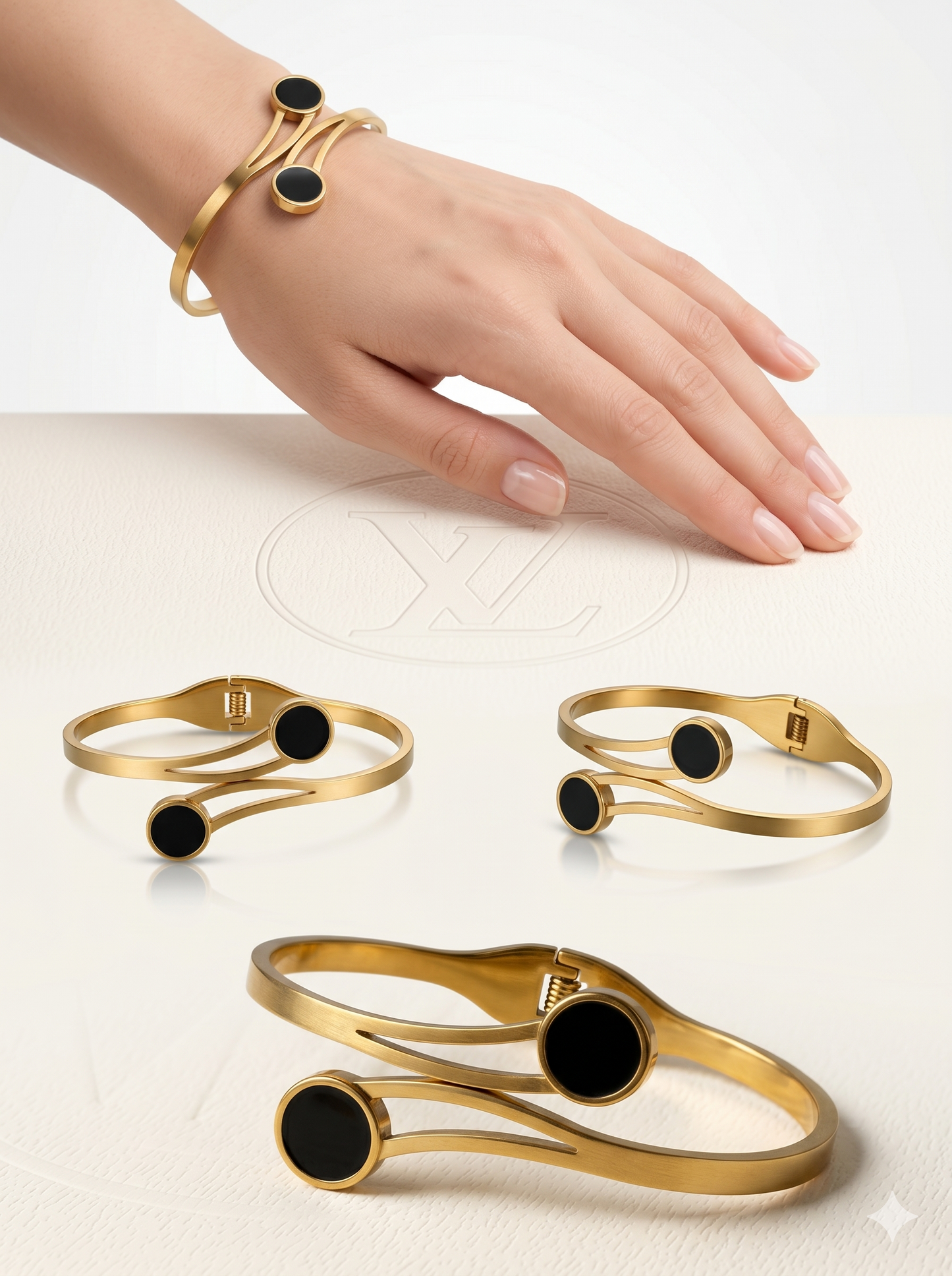 Onyx Eclipse Bypass Bangle