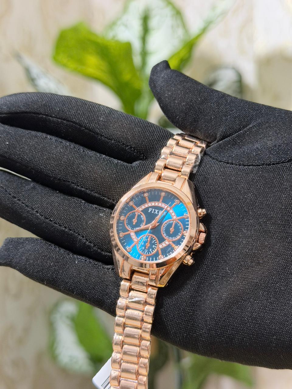 Rose Luxe Chrono Watch
