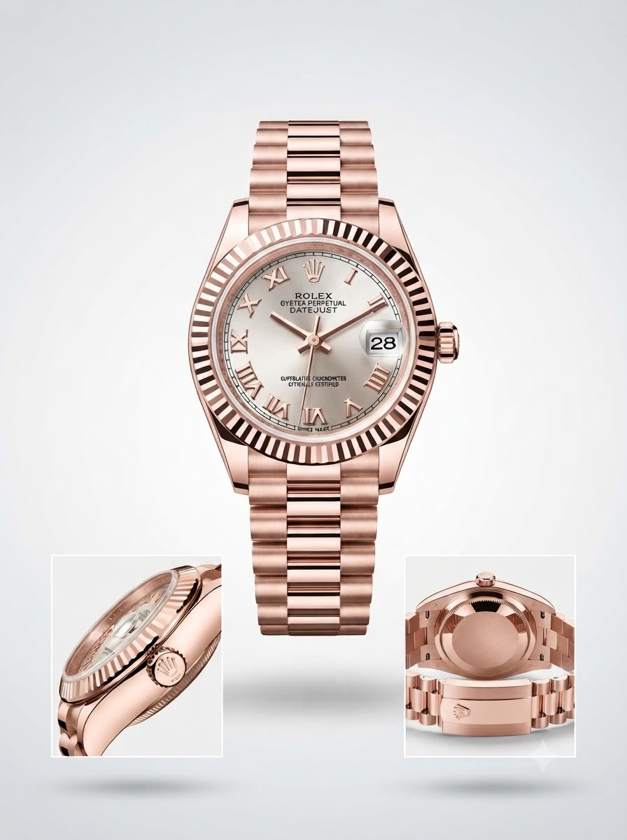 Roman Dial Fluted Sport Watch