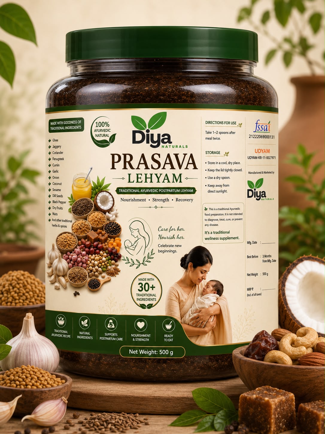 Prasava Lehyam | Traditional Post Delivery Supplement