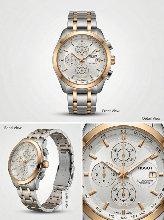 Silver Rose Chronograph – Two-Tone Executive Edition