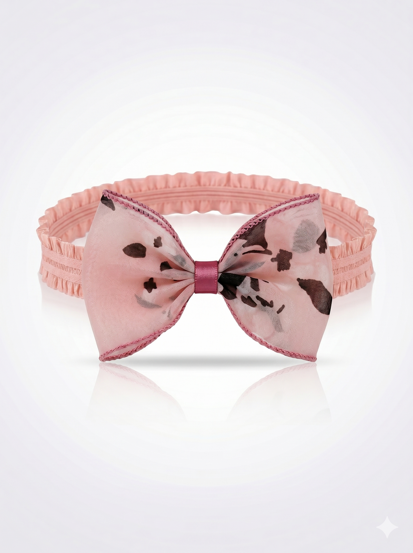 Blush Floral Organza Headband