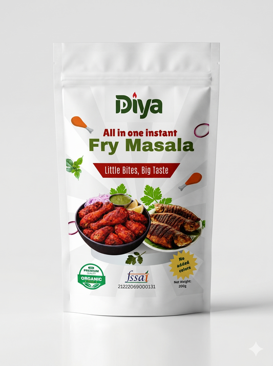 Diya "Little Bites, Big Taste" All-in-One Instant Fry Masala - 200g