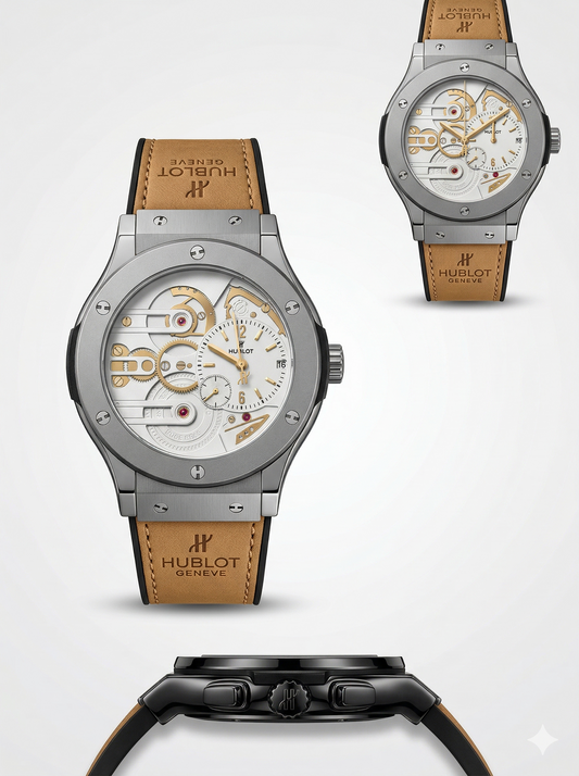 Titanium Skeleton Fusion Executive Watch