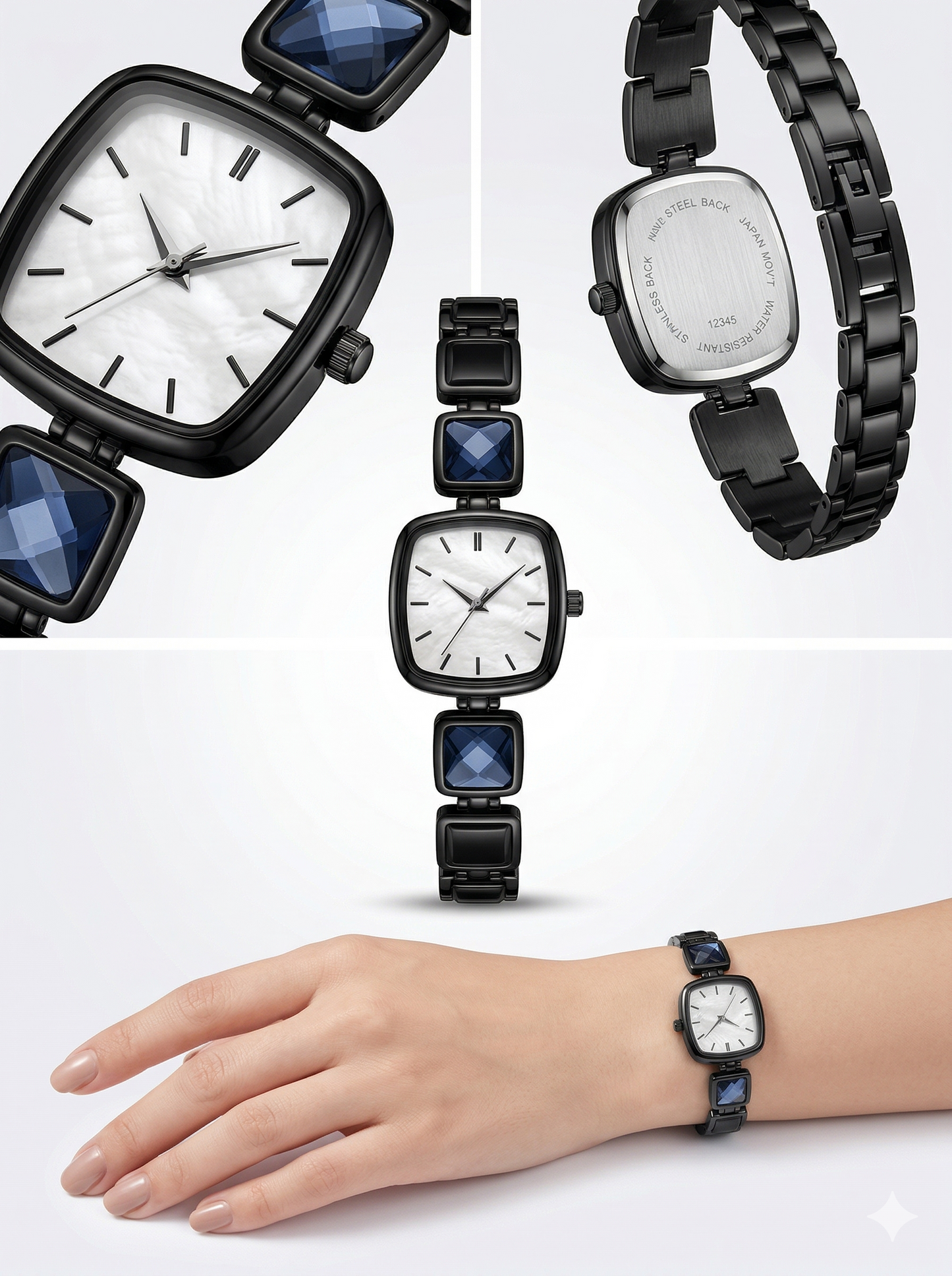 Custom Crystal Bracelet Watch