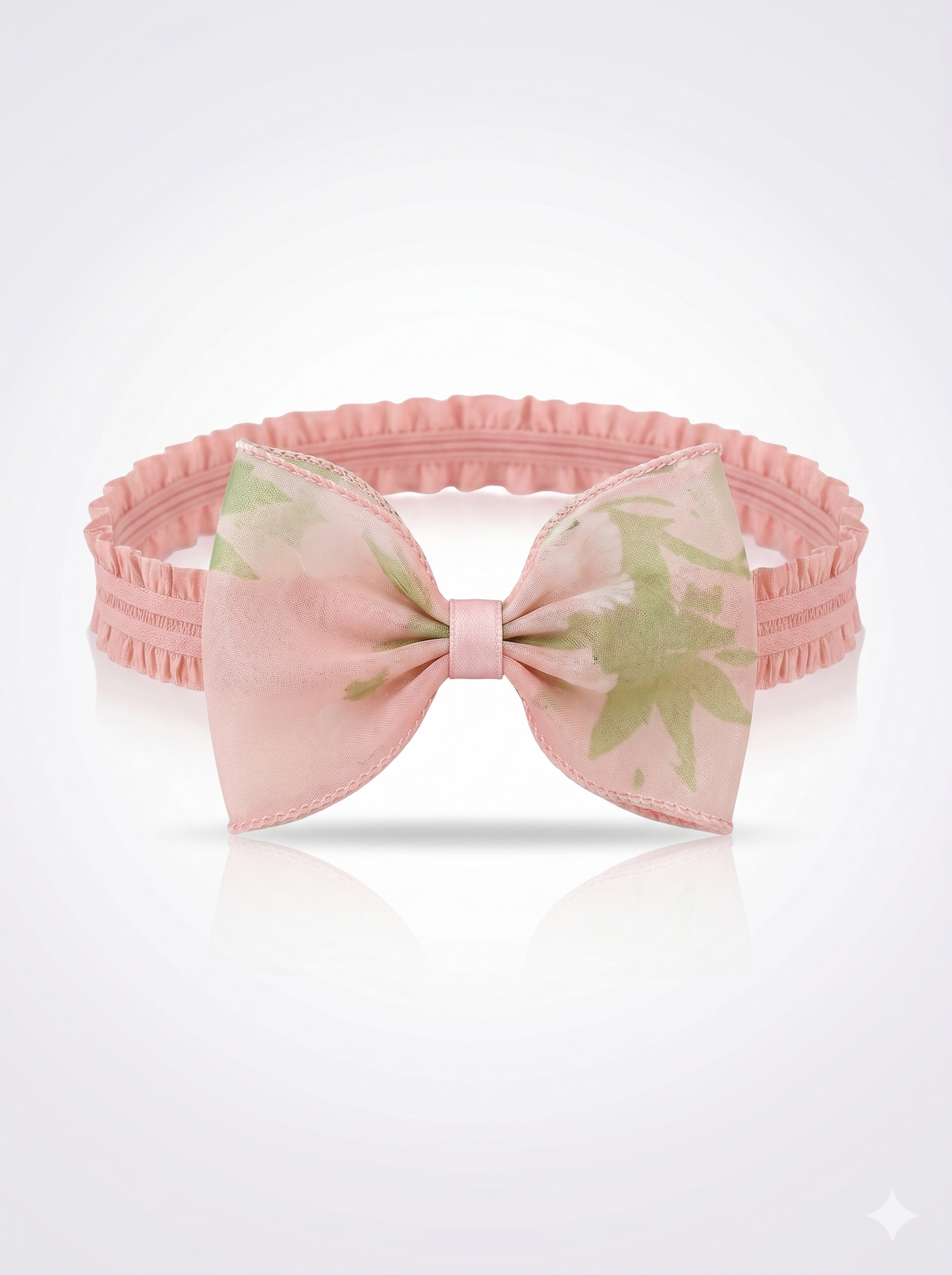 Blush Floral Organza Headband