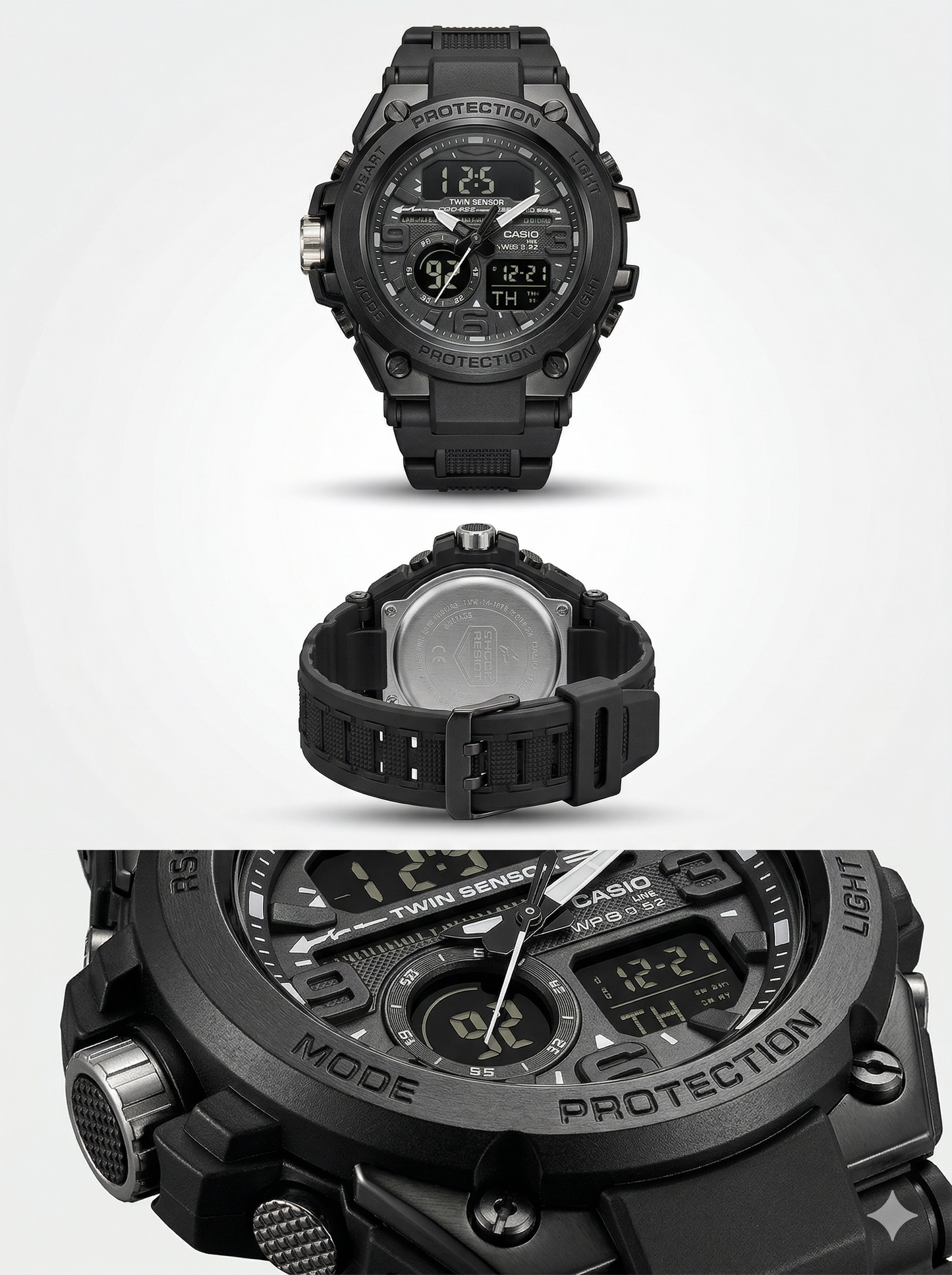 Tactical Stealth Master – Dual Display Sport Watch