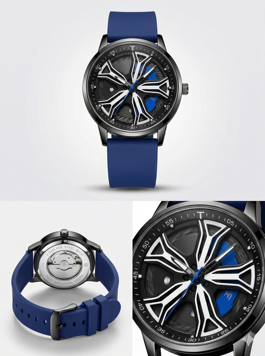 Turbo-Spoke Kinetic Sport Watch