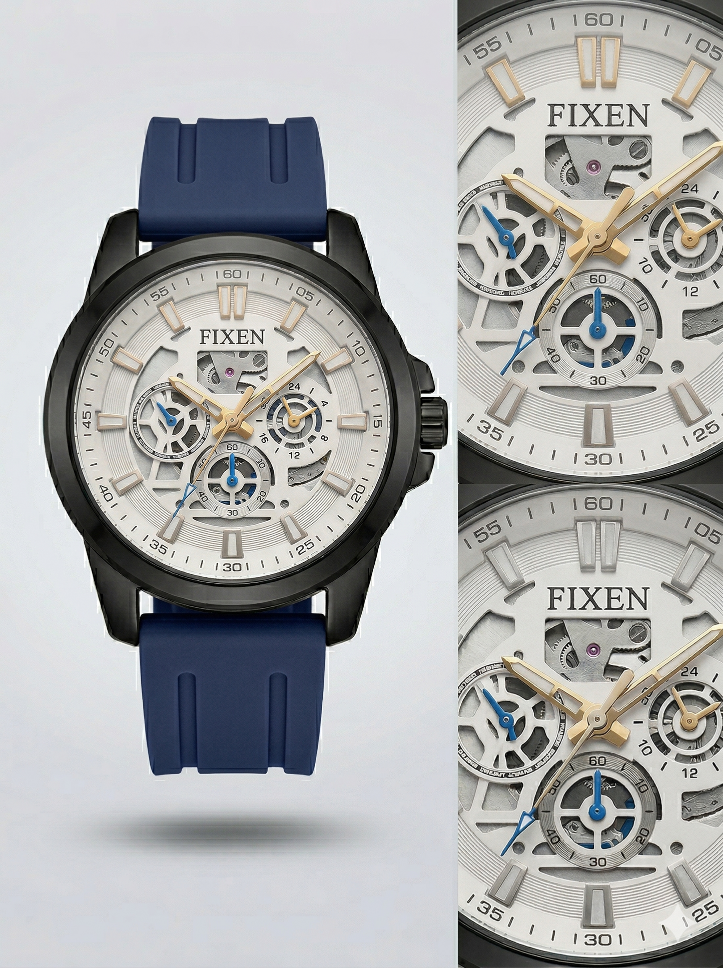 Fixen Mechanix Skeletonized Industrial Sport Watch