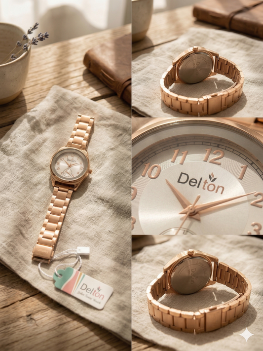 Delton Signature Rose Gold Watch