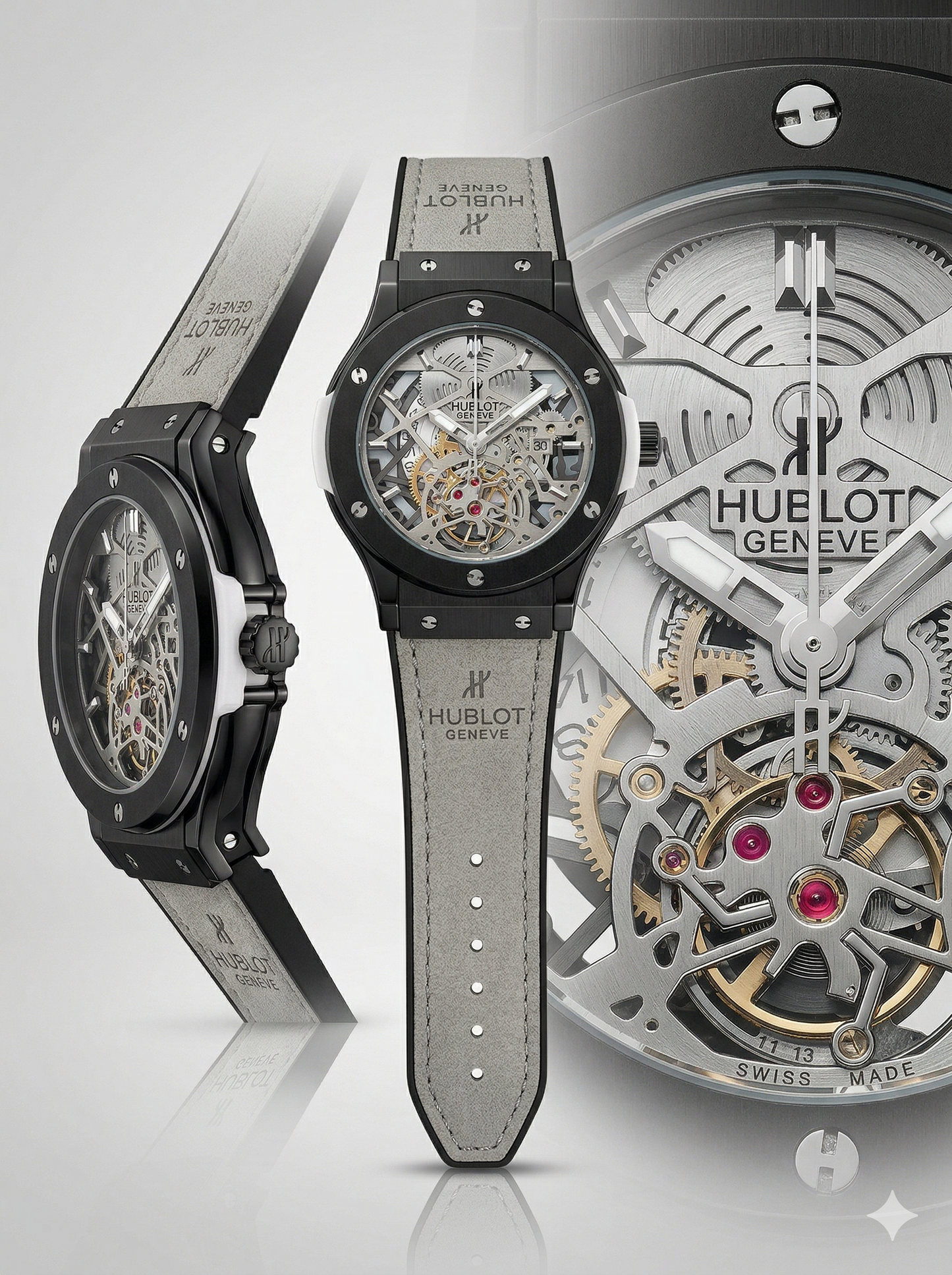 Shadow-Frame Skeleton Executive Watch