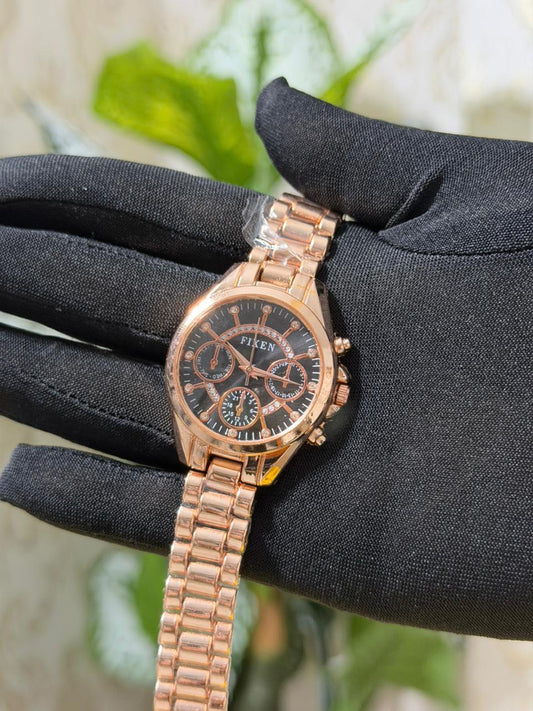 Rose Luxe Chrono Watch