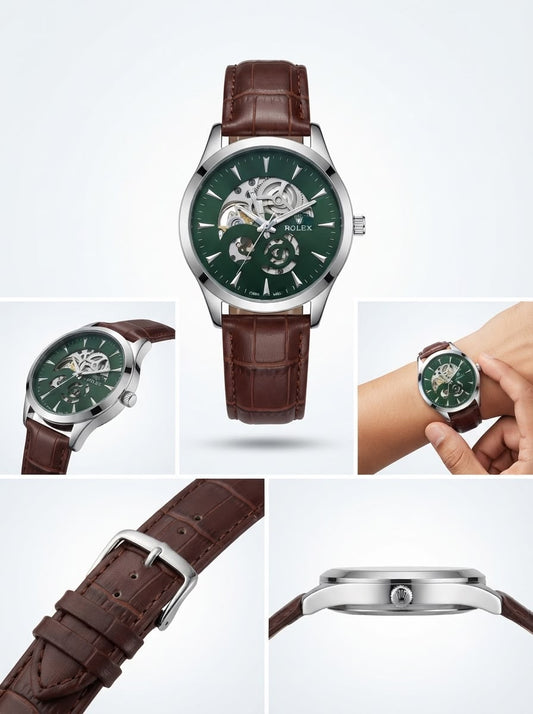 Signature Mechanical Skeleton Automatic Mens Watch