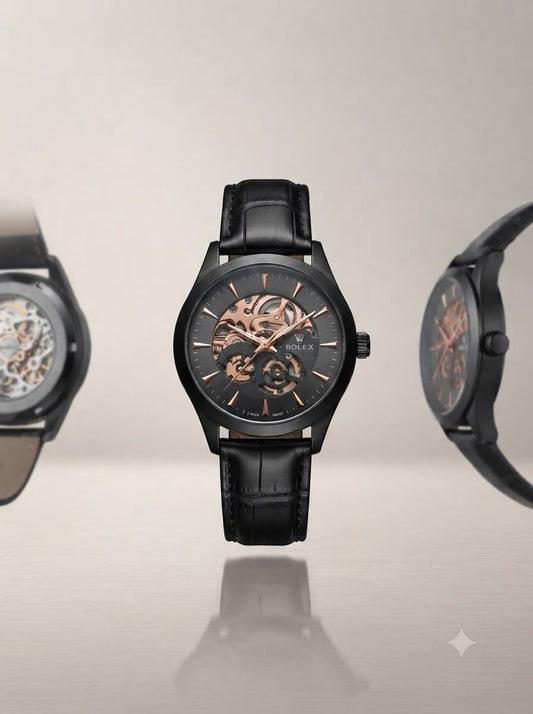 Signature Mechanical Skeleton Automatic Mens Watch