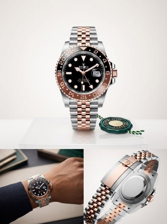 Two-Tone GMT Professional Sport Watch