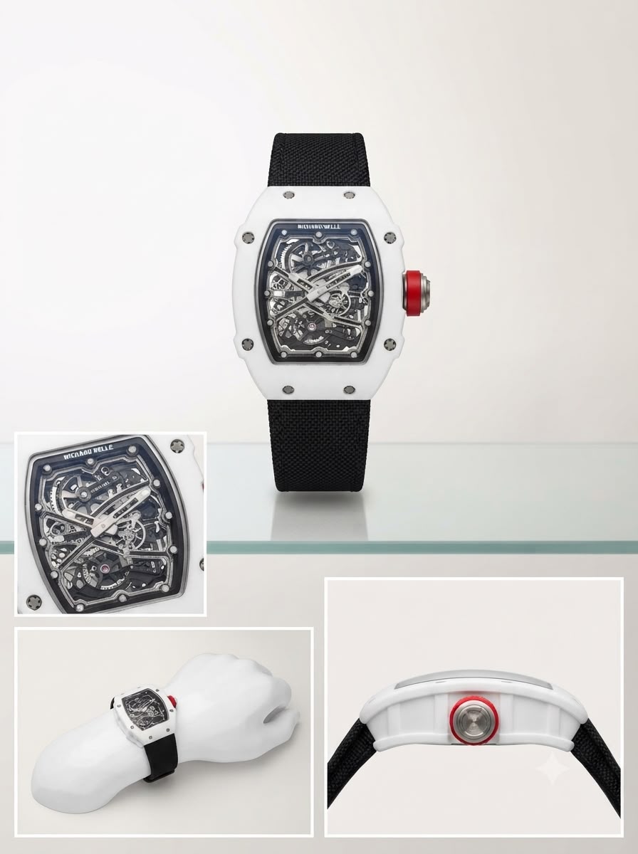 Avant-Garde Skeleton Tonneau Sport Watch