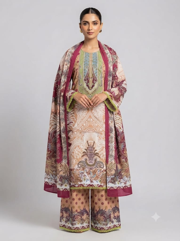Pakistani suit P8001