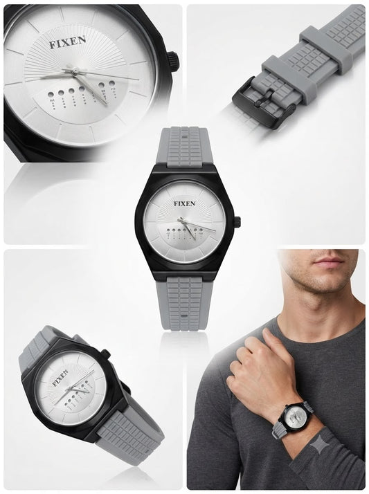 Fixen Minimalist Sunray-Dial Sport Watch