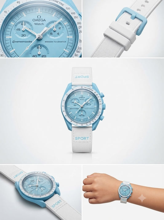 Sky-Blue Sport Kids Watch