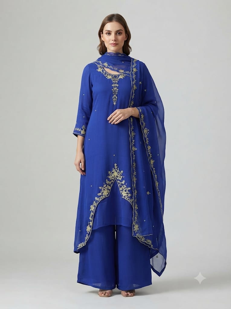 Fish cut salwar A0015