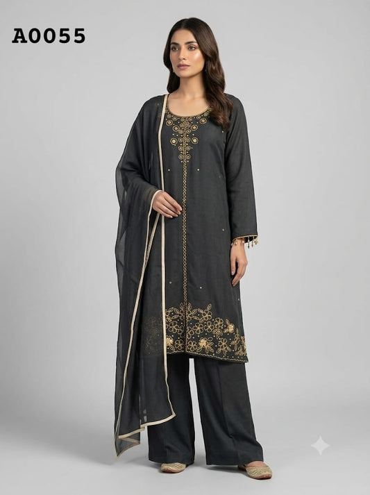 Palazzo suit A0055