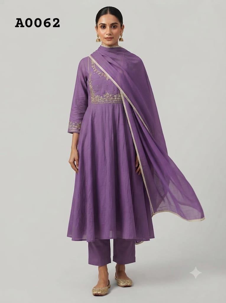 Anarkali suit A0062
