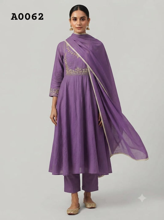 Anarkali suit A0062