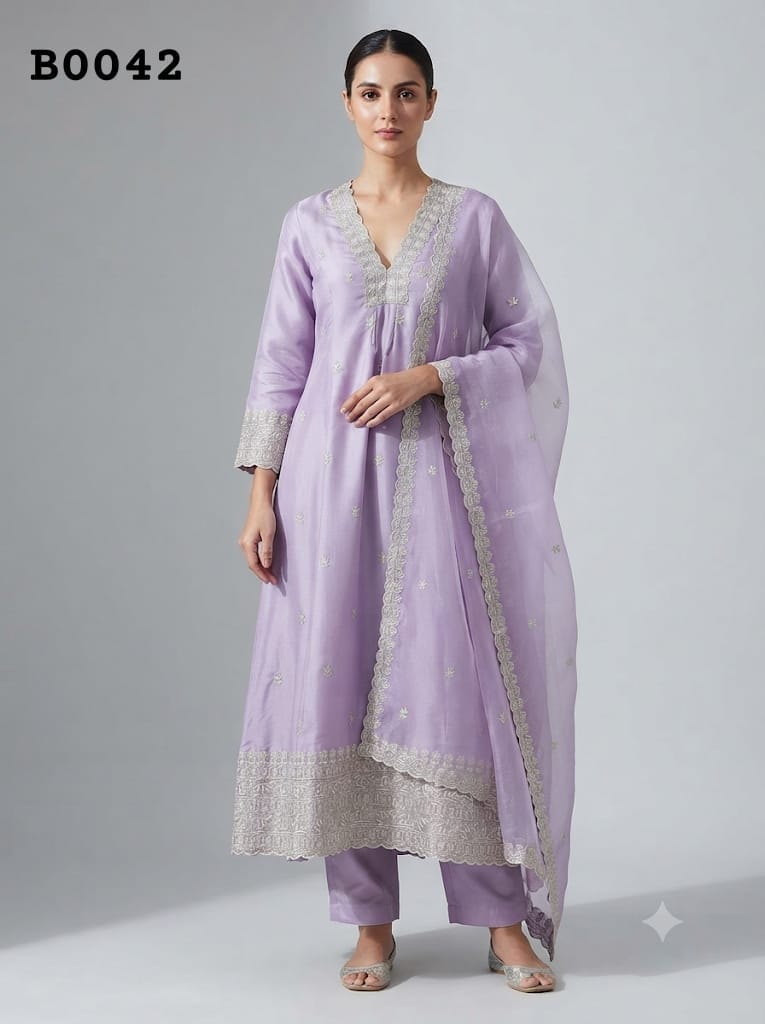 Anarkali suit B0042