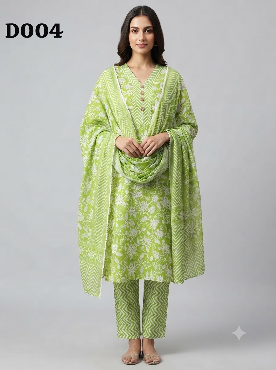 Semi cotton salwar suit D004