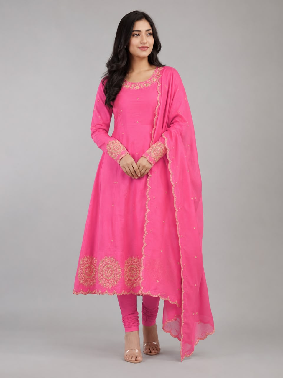 Anarkali suit A0019