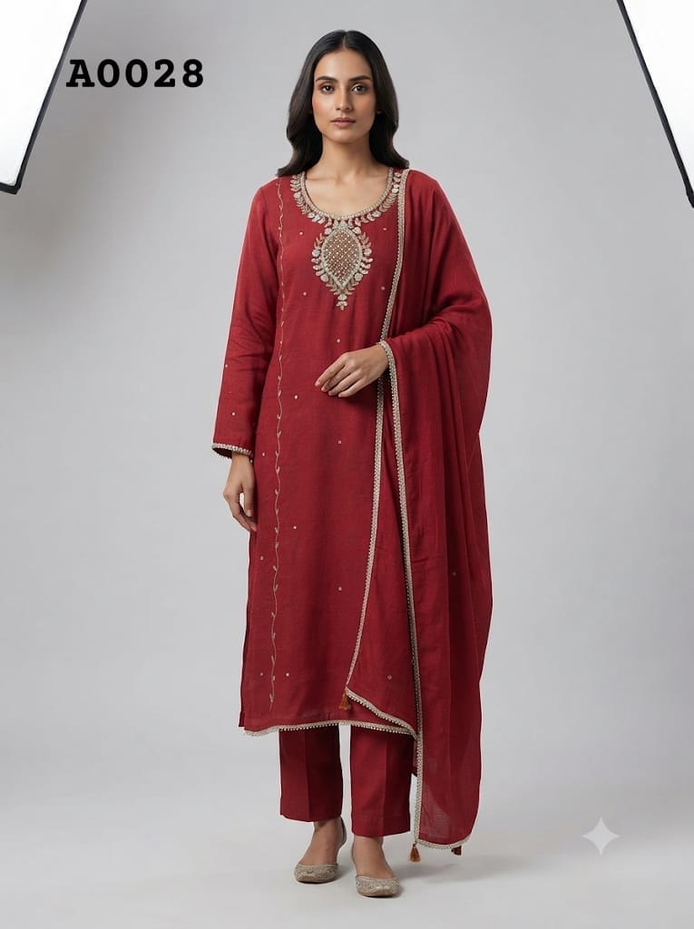 Side open churidarA0028