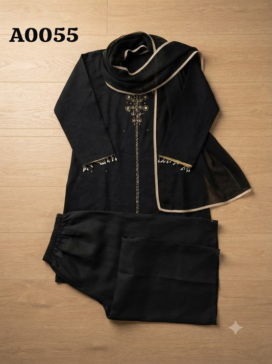 Palazzo suit A0055