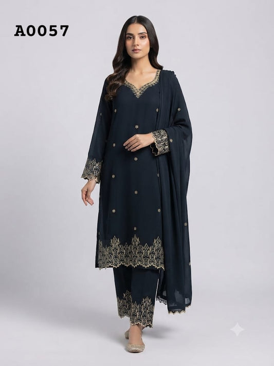 Palazzo suit A0057
