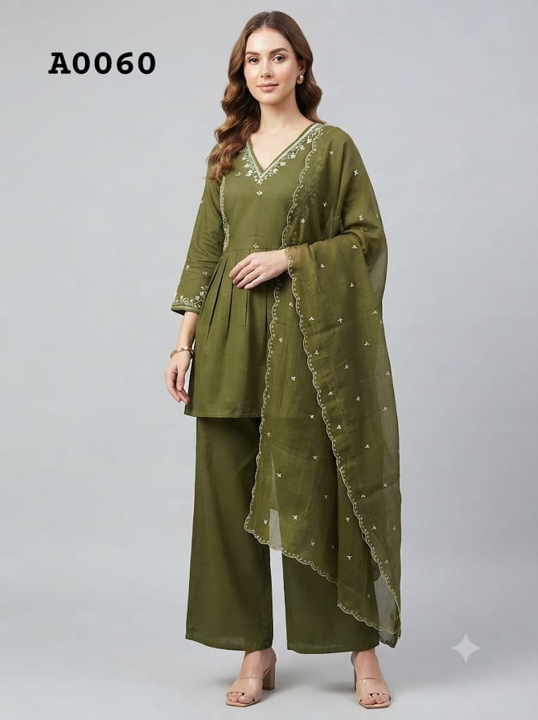Kurti palazzo suit A0060