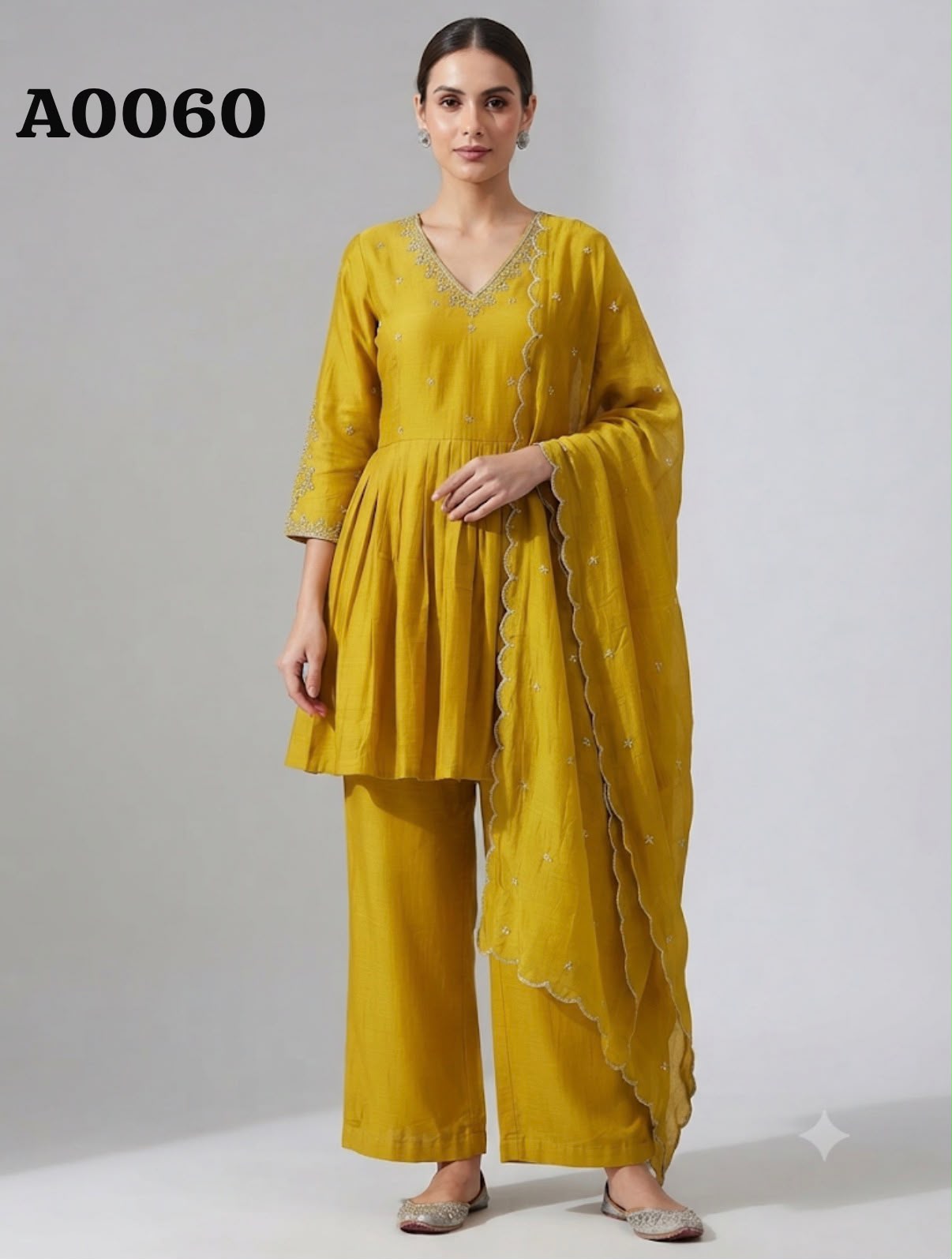Kurti palazzo suit A0060