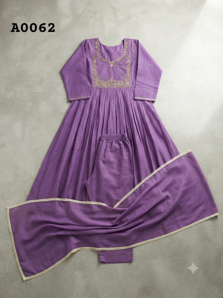 Anarkali suit A0062
