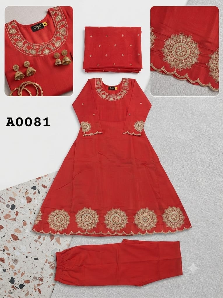 Anarkali suit A0081