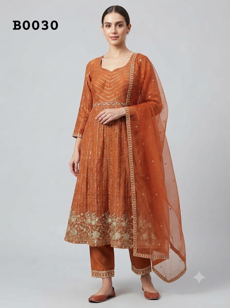 Anarkali suit B0030