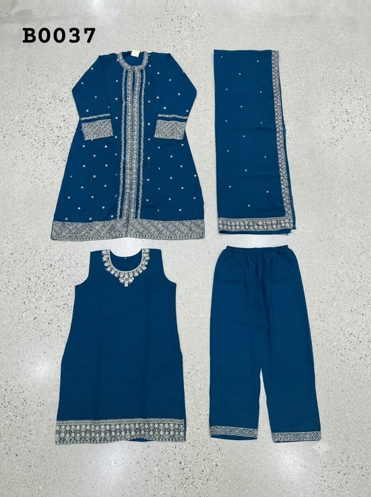 kurta with palazzo suit B0037