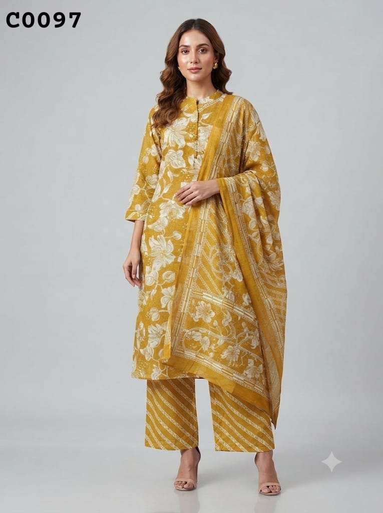 Semi cotton salwar suit C0097