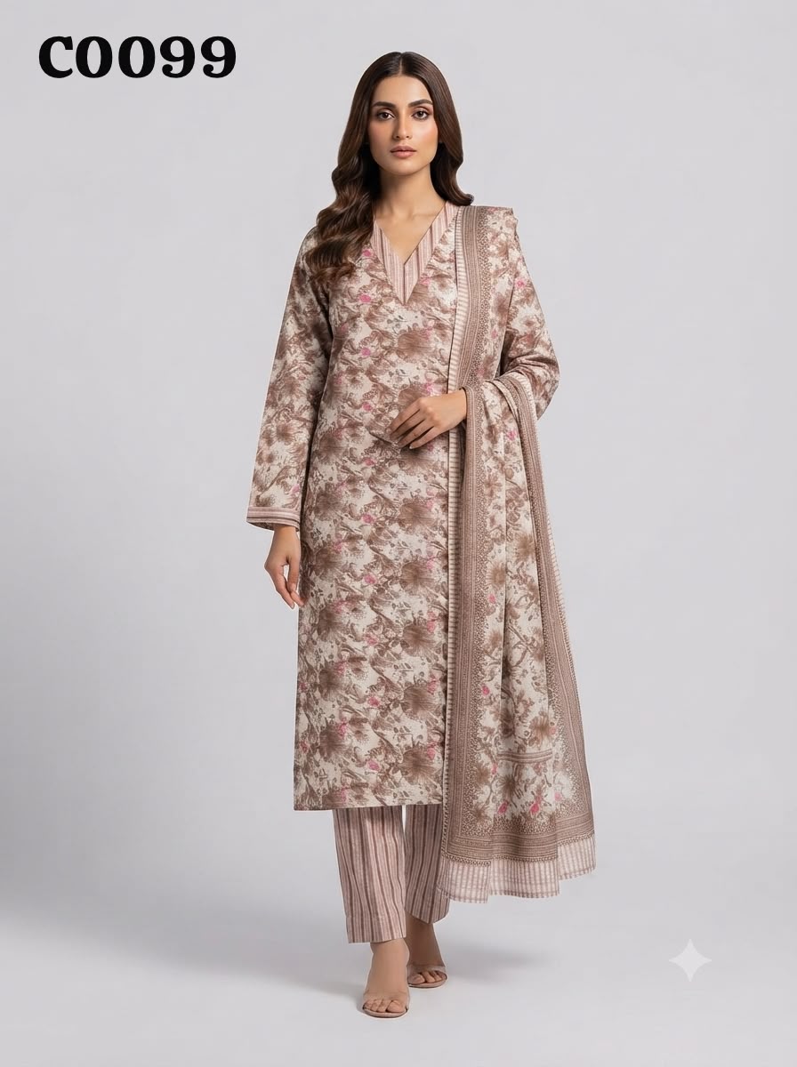 Semi cotton salwar suit C0099