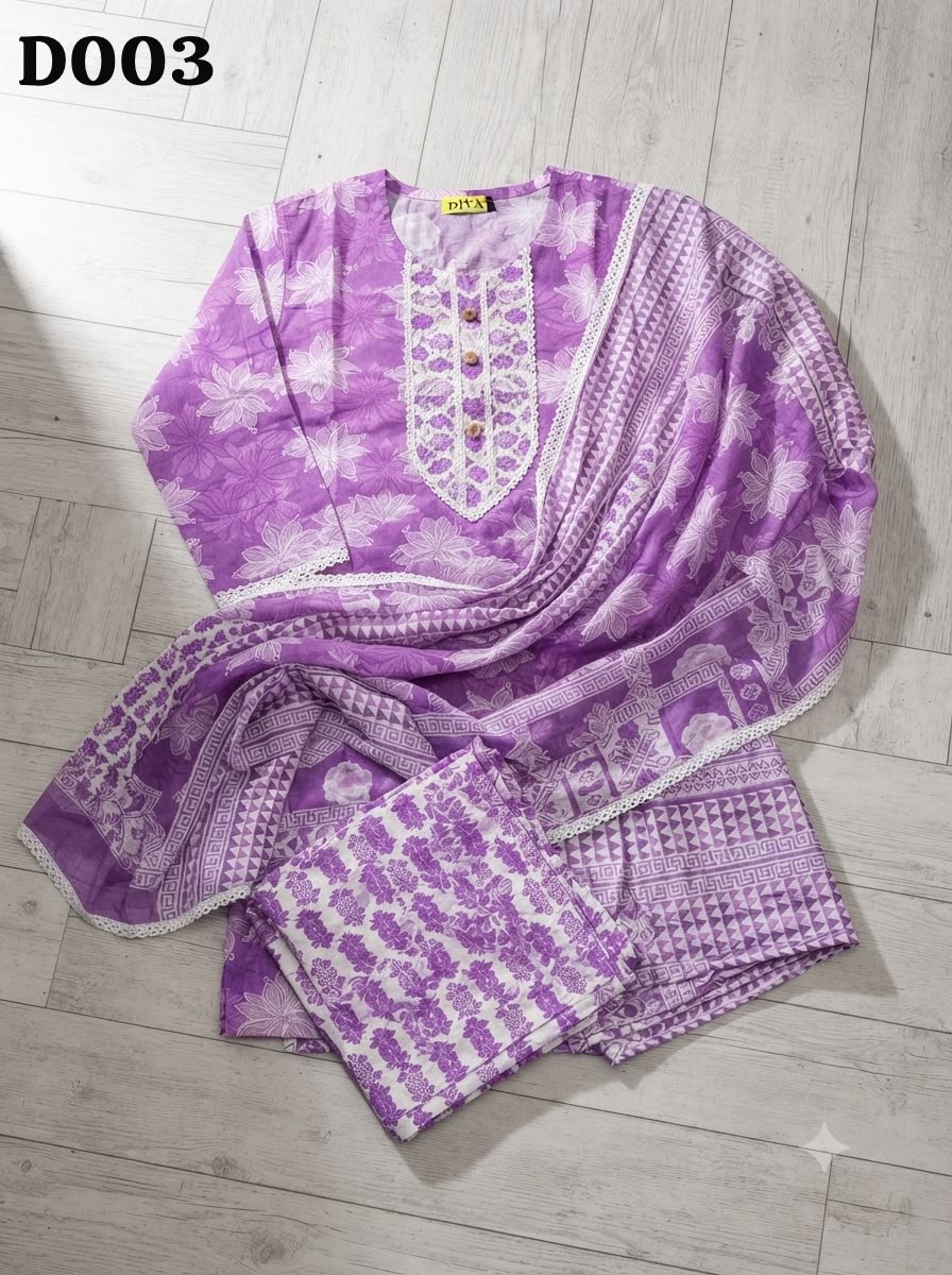 Semi cotton salwar suit D003