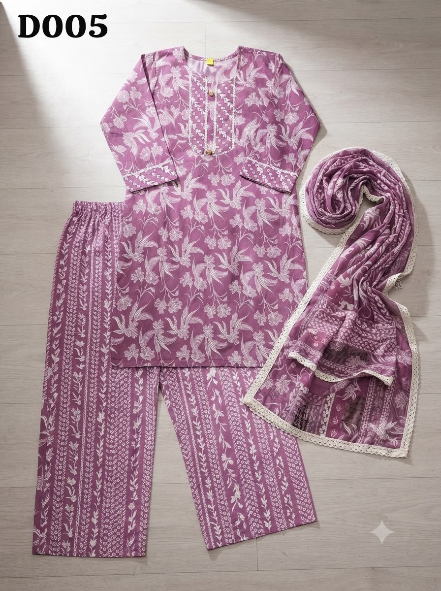 Semi cotton salwar suit D005